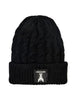 Patrizia Pepe cappello in maglia bambina nero