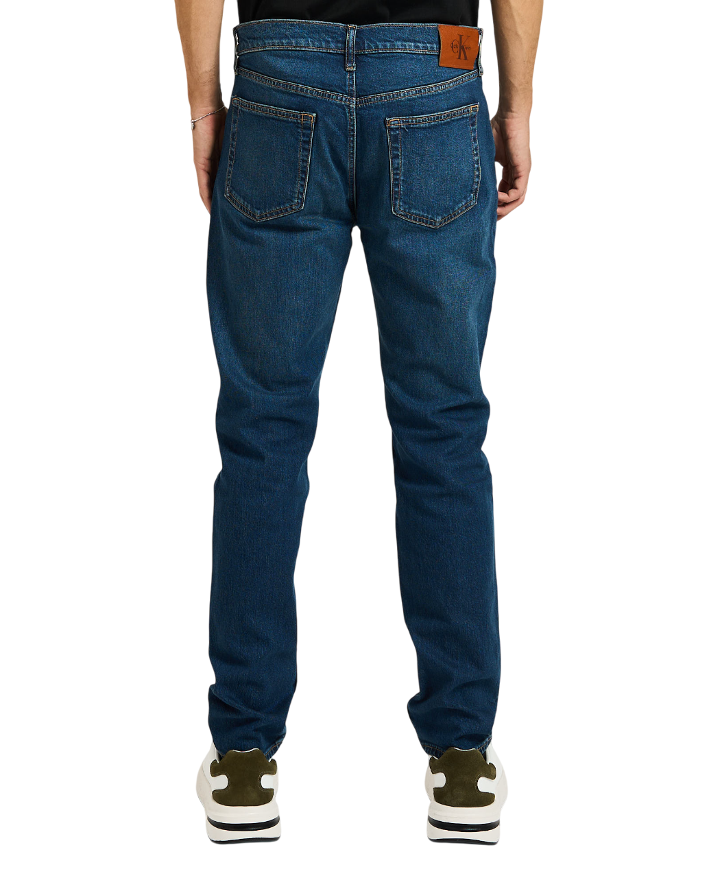 Calvin Klein Jeans jeans uomo slim lavaggio blu LV04RD940G PTR Calvin Klein Jeans 