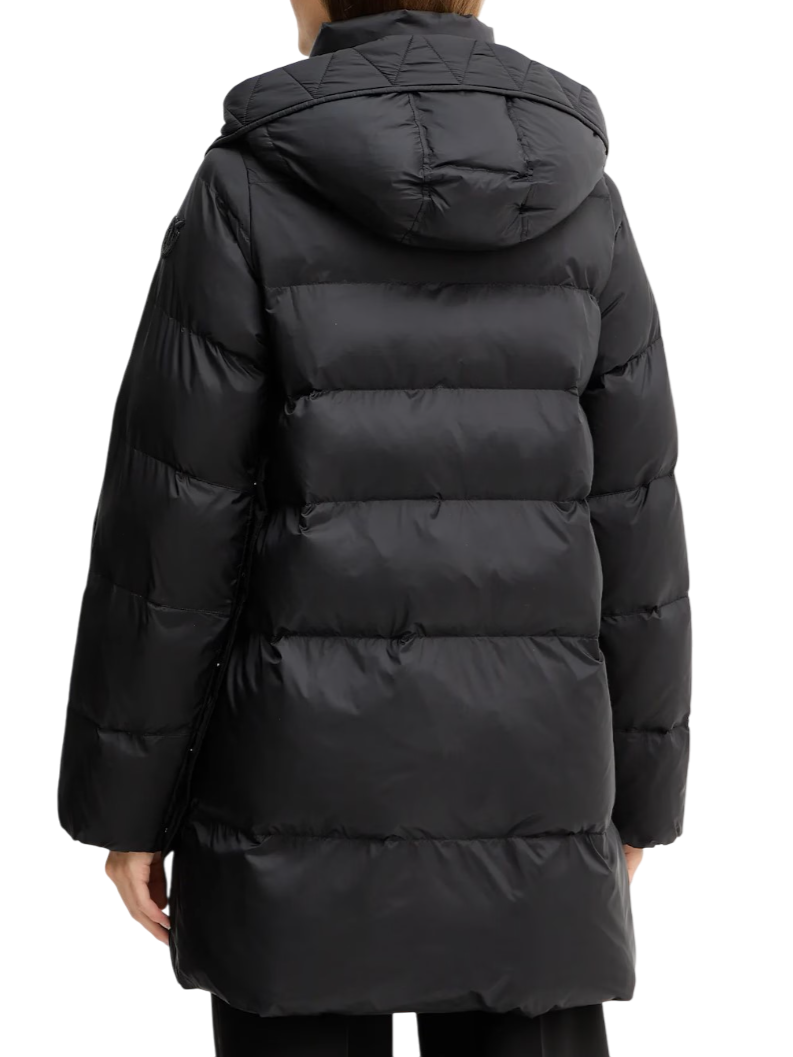 Pinko piumino lungo Calzone con cappuccio nero 105720-A2TF Z99 PINKO 