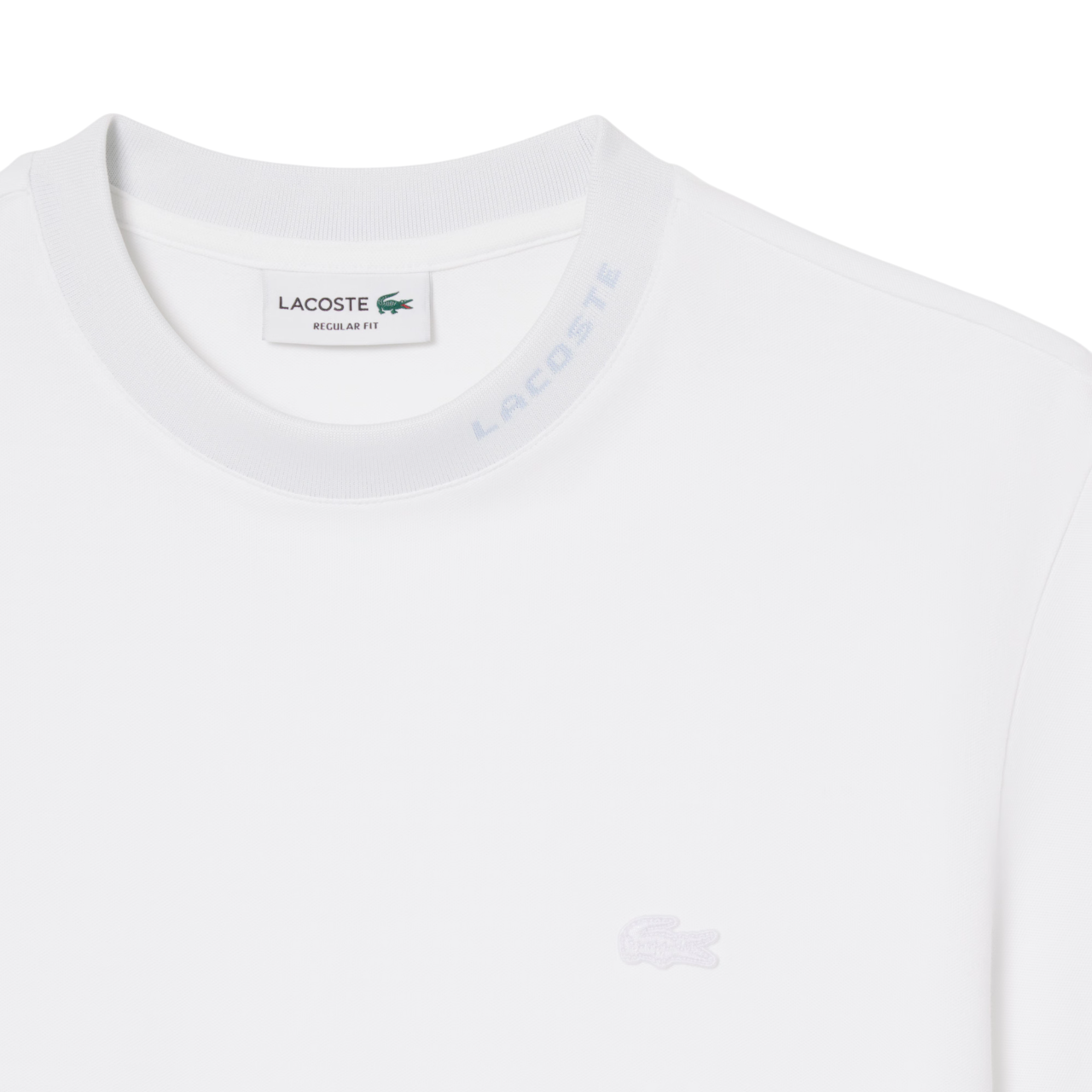 Lacoste T-shirt manica corta uomo in piquè bianco TH5060 001 LACOSTE 