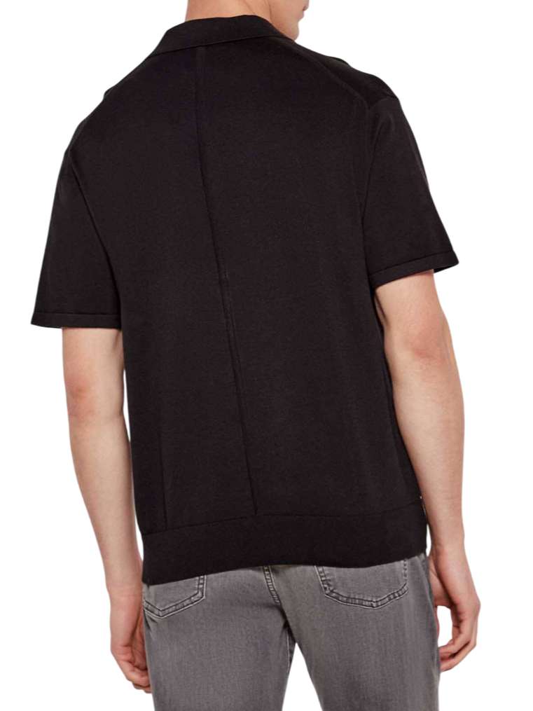 Calvin Klein polo uomo in maglia nero LV04LC326G UB1 Calvin Klein 