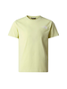 The North Face T-shirt bambino manica corta giallo lime