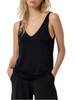 Surkana canotta donna in viscosa nero