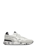 W6yz sneakers uomo Yak in suede e tessuto bianco