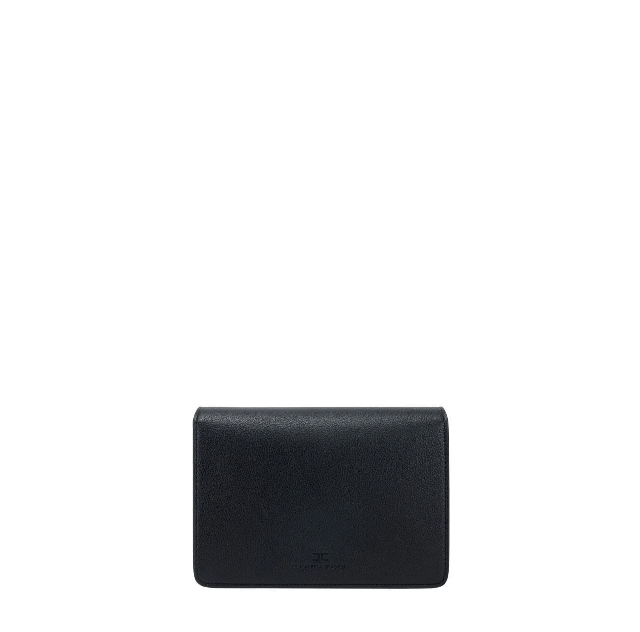 Elisabetta Franchi borsa a tracolla in ecopelle martellata nero BS39A61 110 ELISABETTA FRANCHI 