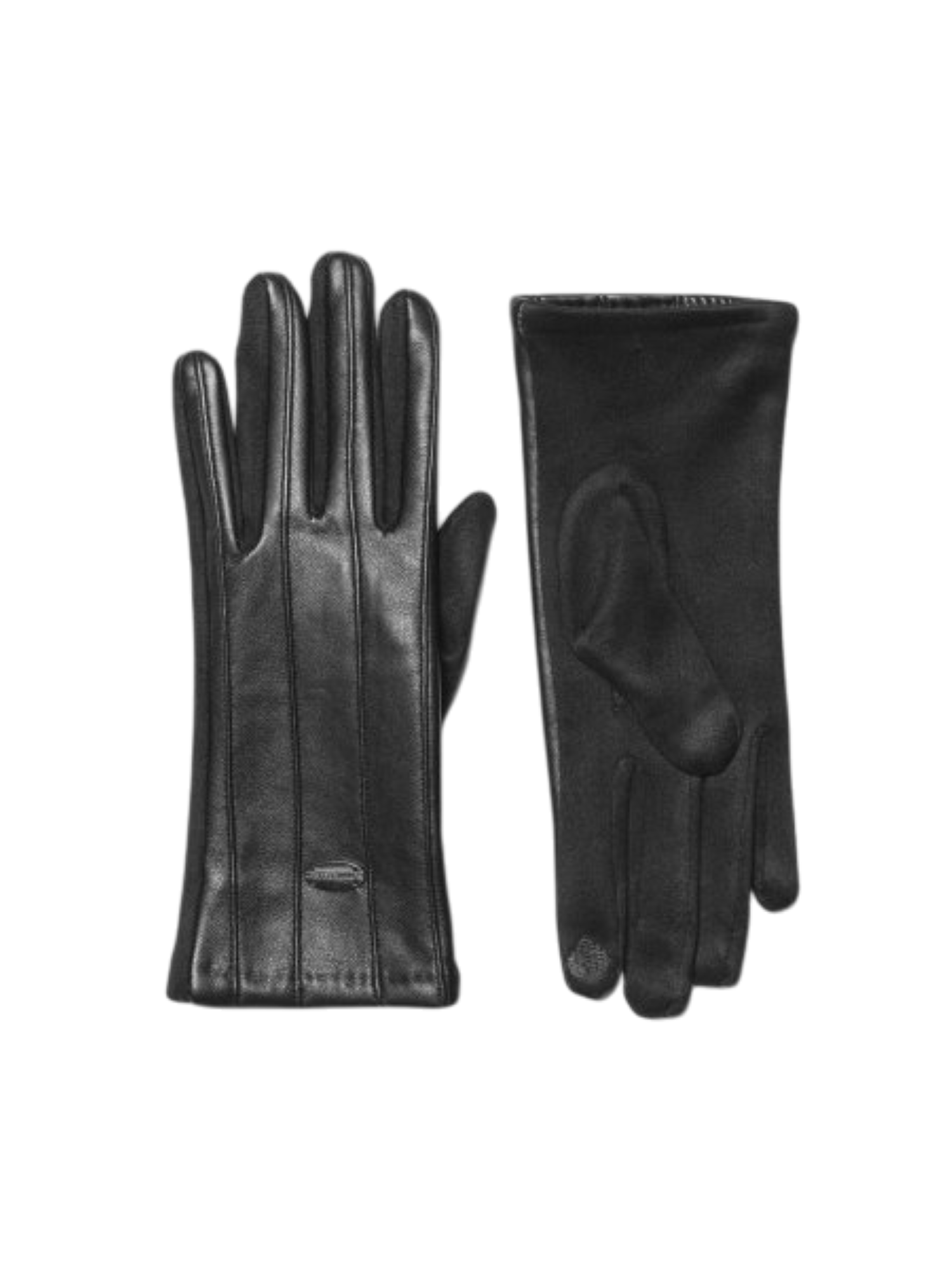 Marc Ellis guanti donna con inserti ecopelle nero MEG-211 BLACK MARC ELLIS 