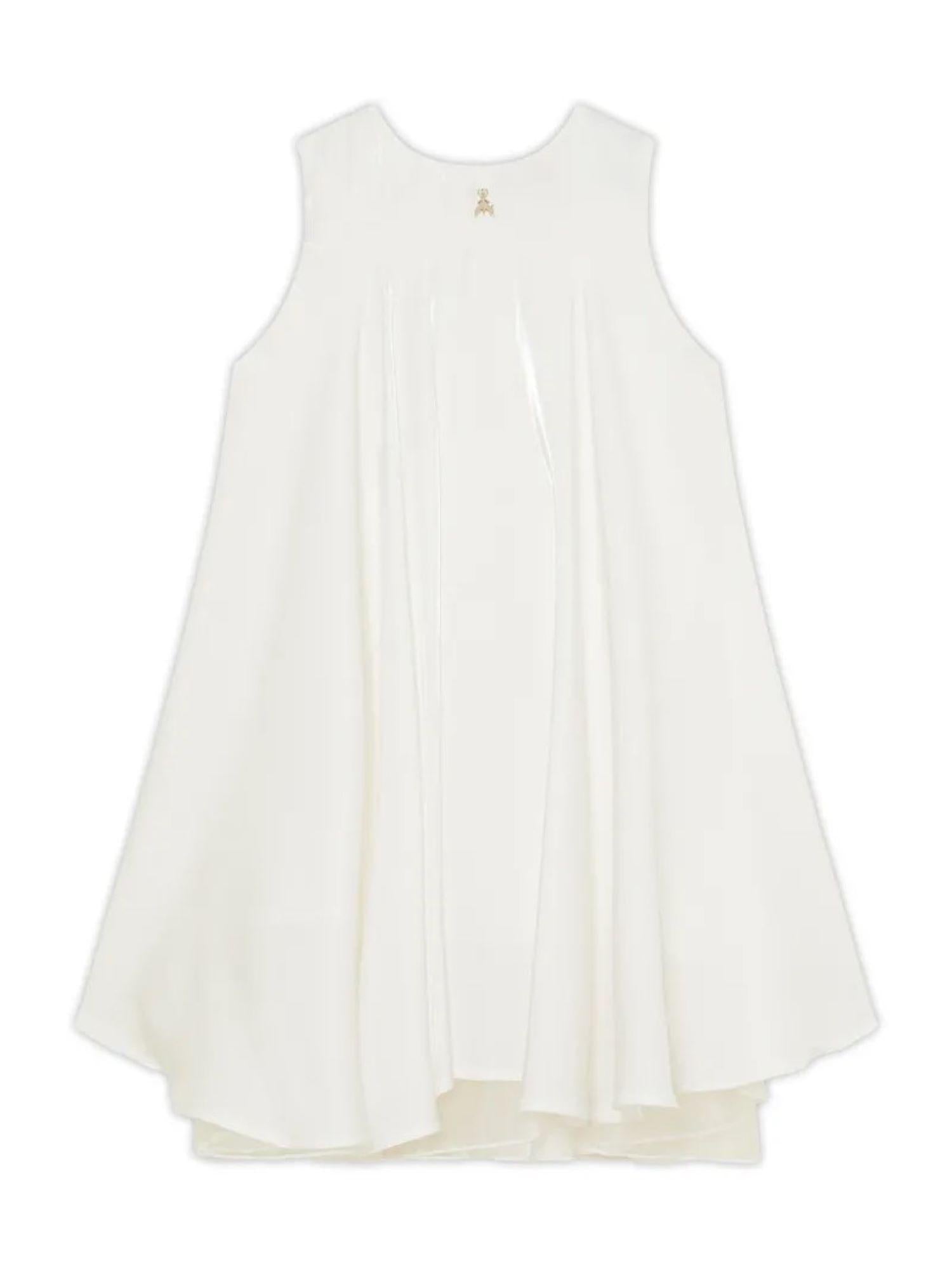 Patrizia Pepe abito corto svasato satin bianco 7A0561-A566 W146 PATRIZIA PEPE 
