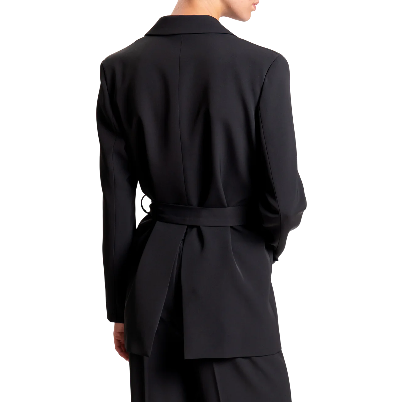 Vicolo giacca blazer con cintura nero TF0358 NERO VICOLO 