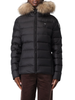 Blauer piumino donna Arcadia con cappuccio nero