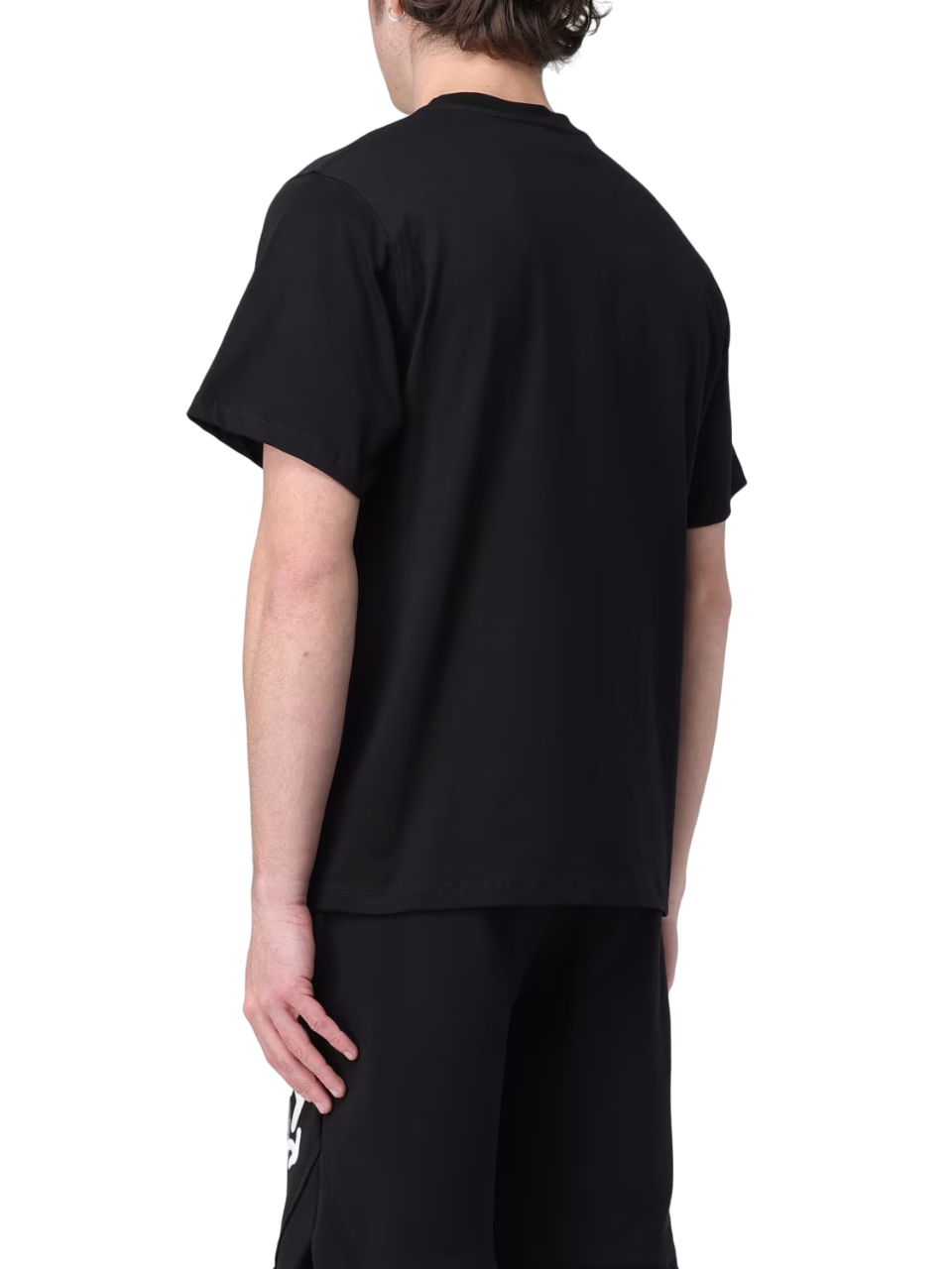Disclaimer T-shirt manica corta con gatto strass nero 54363 NERO DISCLAIMER 