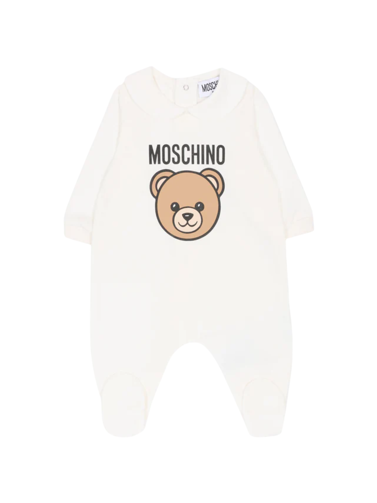 Moschino tutina neonato unisex con orsetto Toy panna MUY098-LCA19 10063 MOSCHINO 