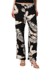 Vero moda pantaloni gamba dritta in fantasia nero beige