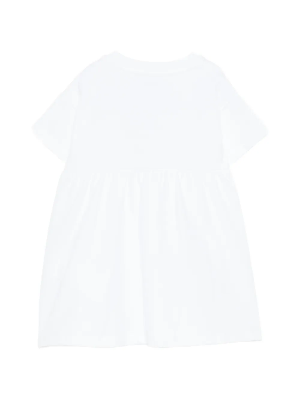 Moschino abito neonata manica corta con tasche bianco MDV0DG-LCA19 10101 MOSCHINO 