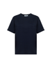 Blugirl T-shirt manica corta donna logo strass blu