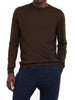 Liu Jo maglia uomo misto cotone e seta marrone
