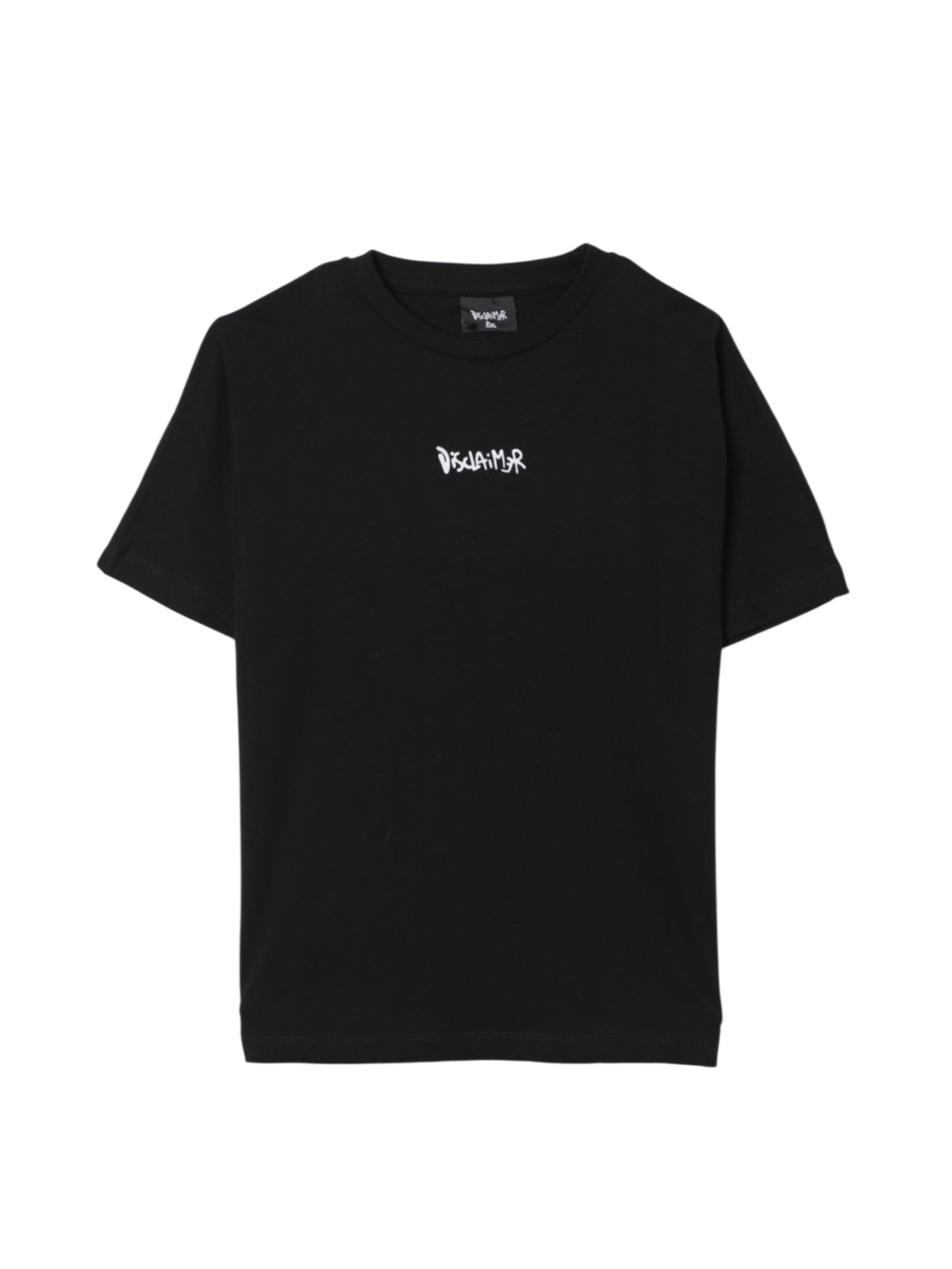 Disclaimer T-shirt in jersey manica corta nero 58407 NERO-ST.BIANCA DISCLAIMER 