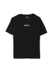 Disclaimer T-shirt in jersey manica corta nero