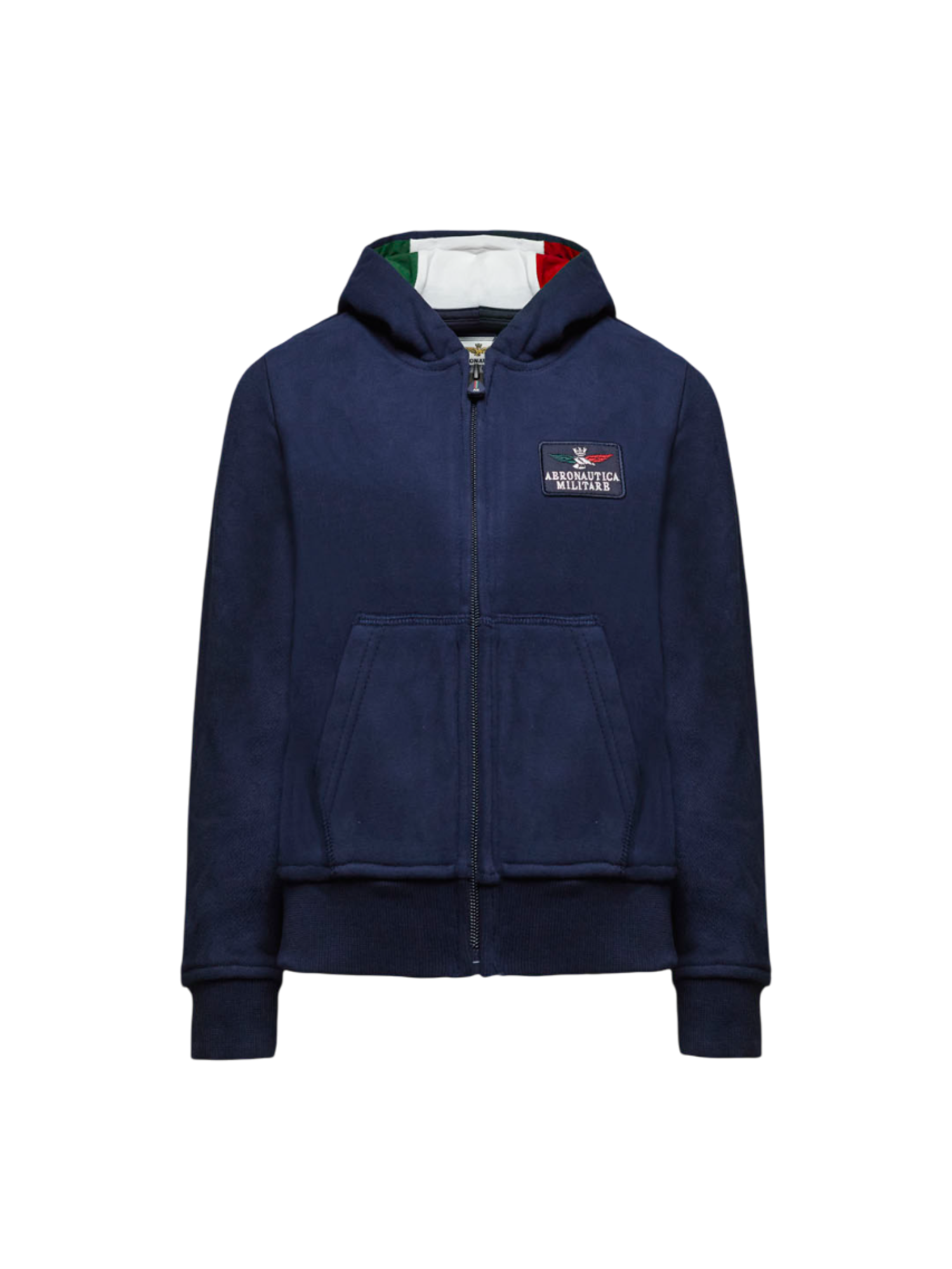 Aeronautica Militare felpa con zip e cappuccio blu 252FE0052A B08 AERONAUTICA MILITARE 