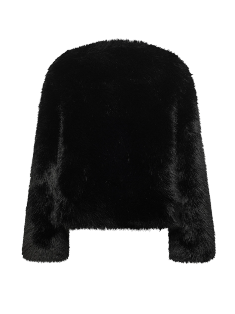 Blugirl pelliccia ecologica corta nero RF5212E1088 22222 BLUGIRL 