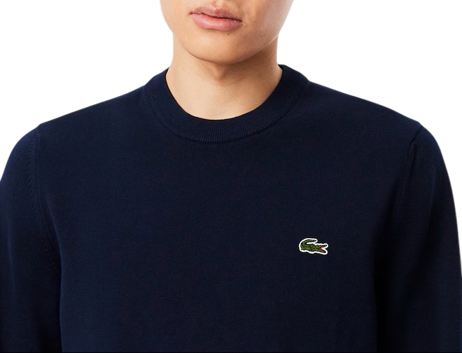 Lacoste maglia girocollo uomo blu AH1985 166 LACOSTE 