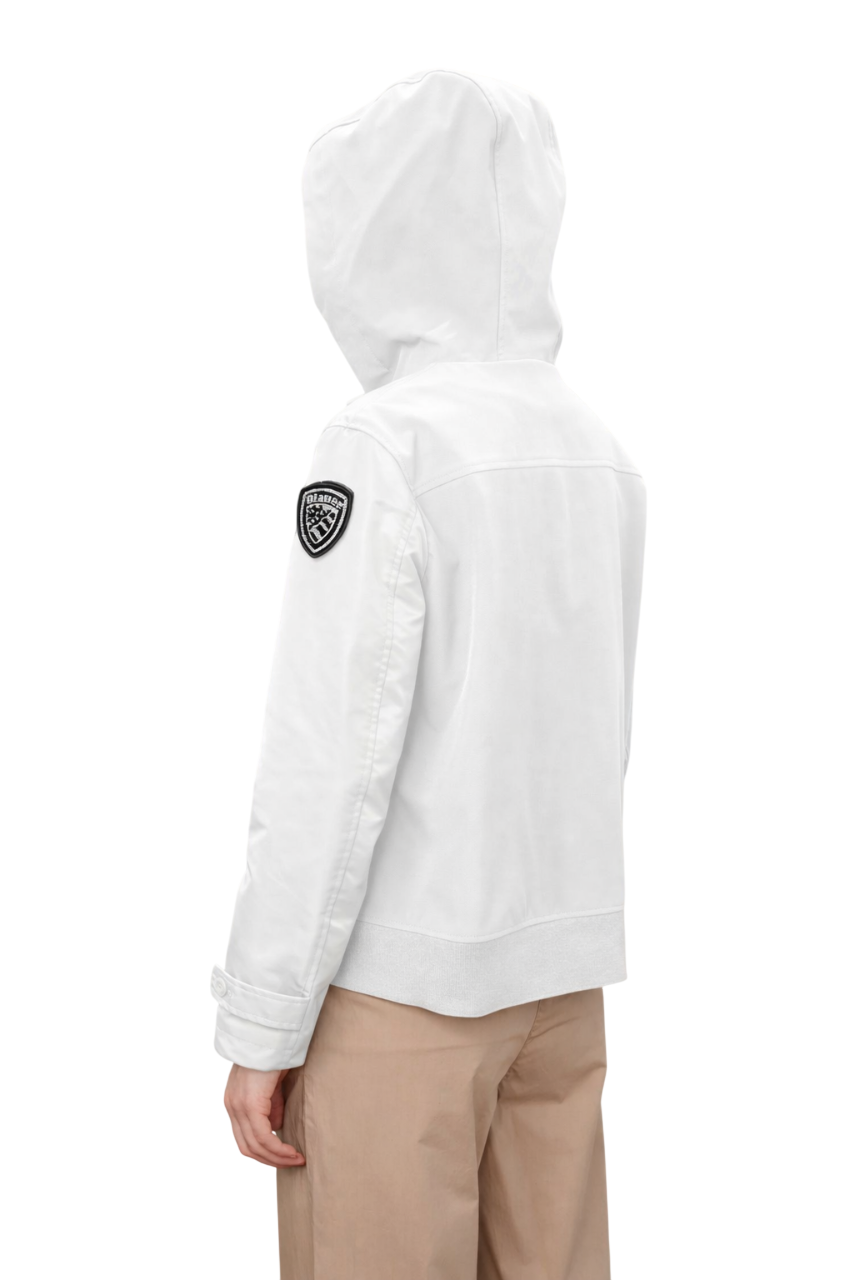 Blauer giubbino leggero Marcella con cappuccio bianco 26SBLDC01219-007108 102 BLAUER 