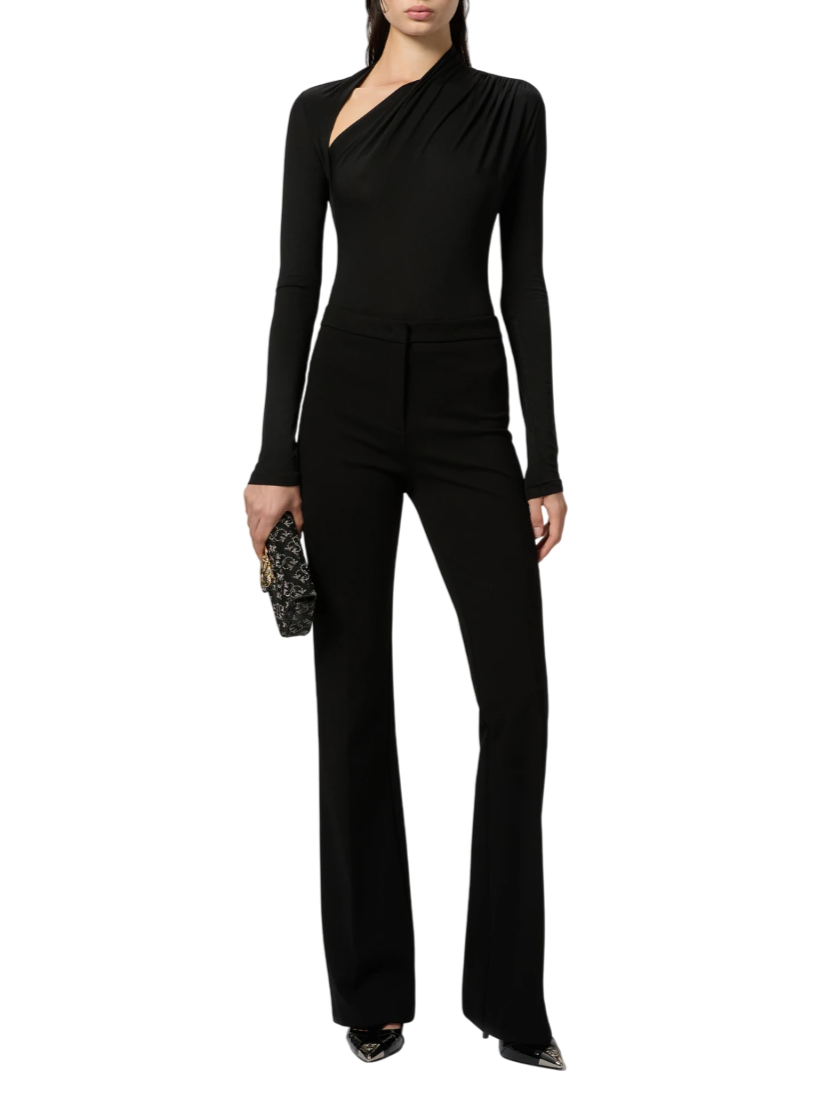 Pinko pantaloni a zampa Hulka nero 100054-A15M Z99 PINKO 