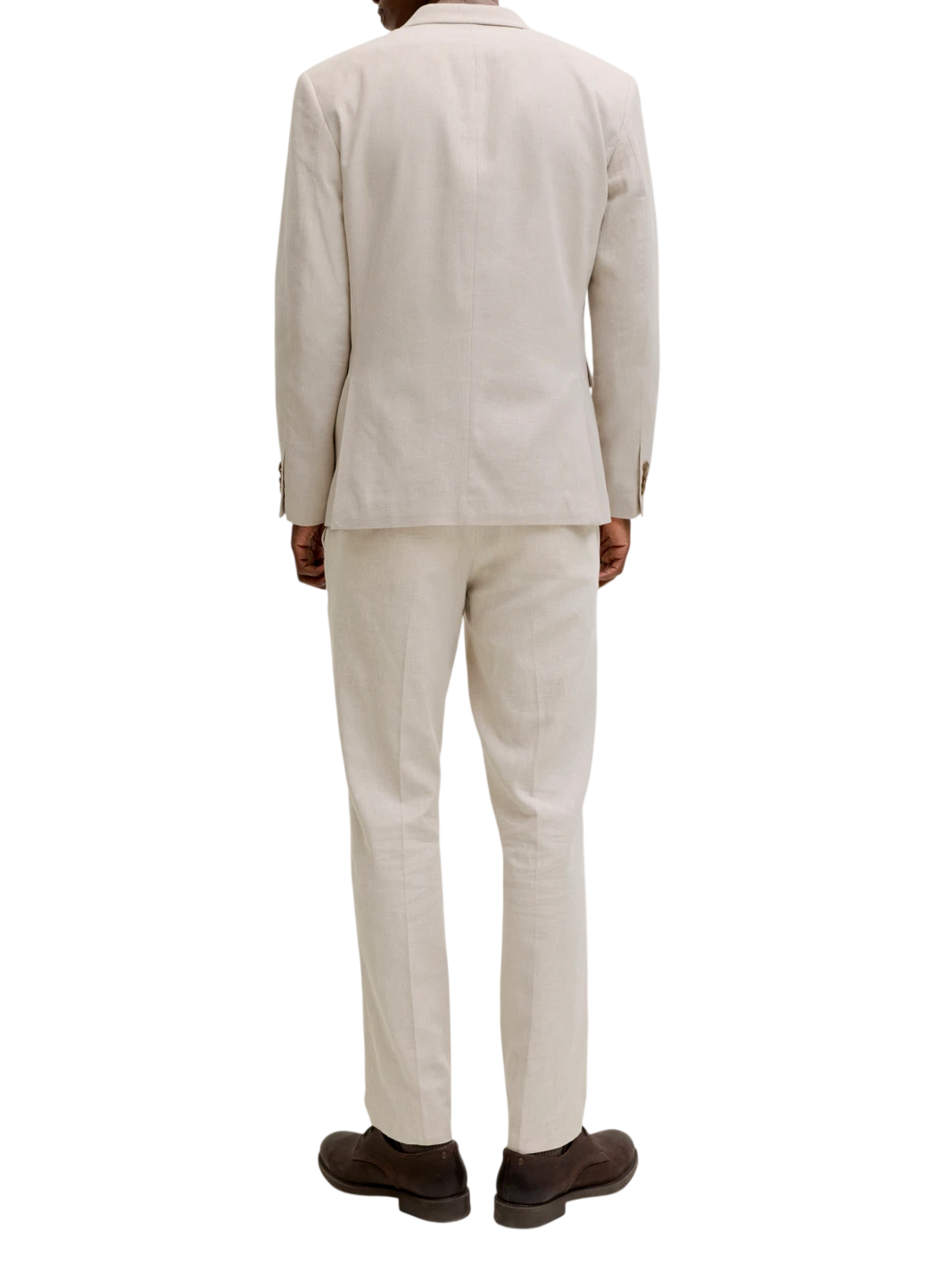 Jack&Jones pantaloni slim uomo misto lino ecrù 12291807 ANCIENT SCROLL JACK&JONES 