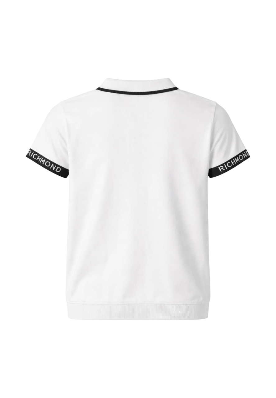 John Richmond polo Diallek manica corta bianco RBP26147PO WHITE John RICHMOND 