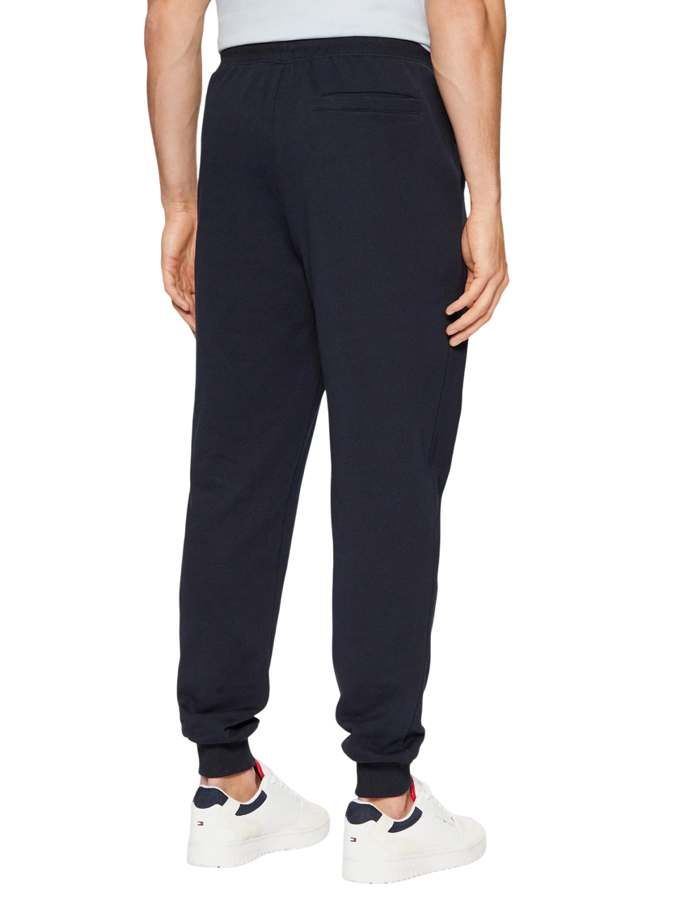 Tommy Hilfiger pantaloni joggers con polsini blu MW0MW37236 DW5 Tommy Hilfiger 