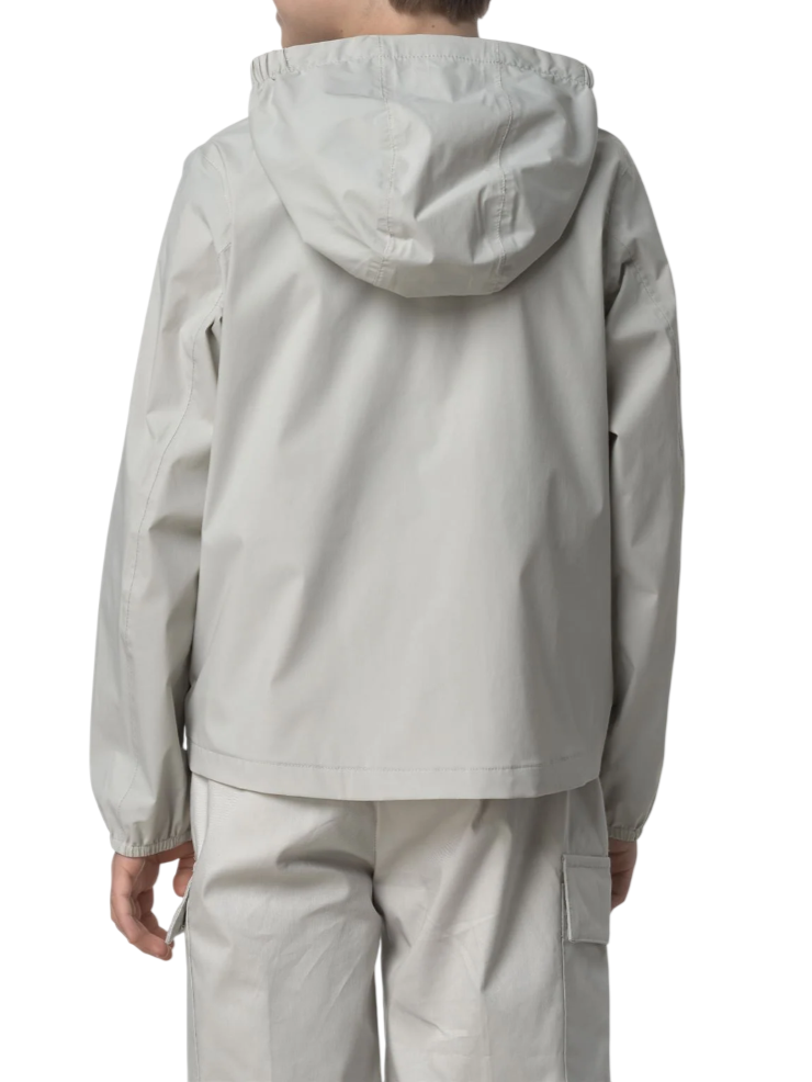 K-Way giubbino leggero antivento Jack con cappuccio ecrù K41335W 634 K-WAY 