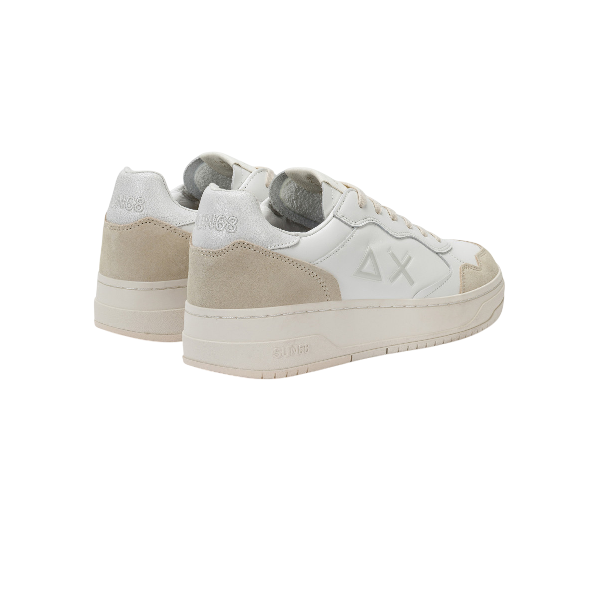 Sun68 sneakers uomo Big Basket bianco Z45148 BIANCO SUN68 