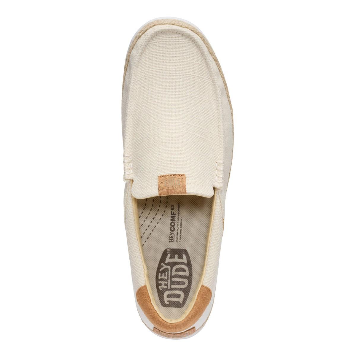 Hey Dude mocassino uomo Harbor Loafer Espadrille ecrù 45174 0NI HEY DUDE 