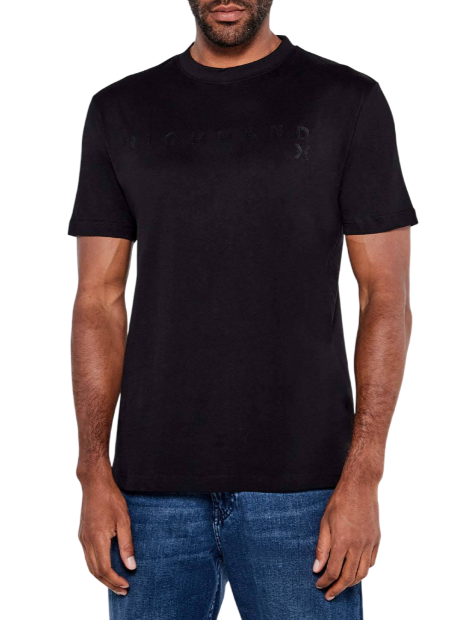 John Richmond T-shirt Patum manica corta nero UMA25046TS BLACK John RICHMOND 