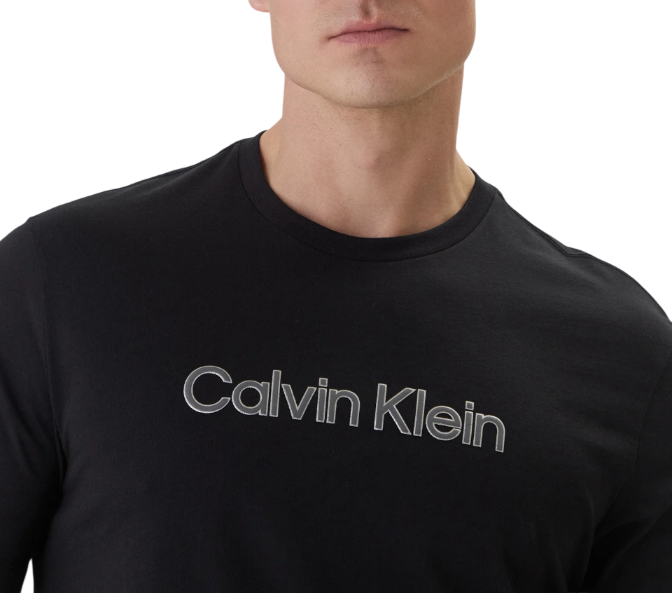 Calvin Klein T-shirt manica corta uomo con logo nero LV04LF809G UB1 Calvin Klein 