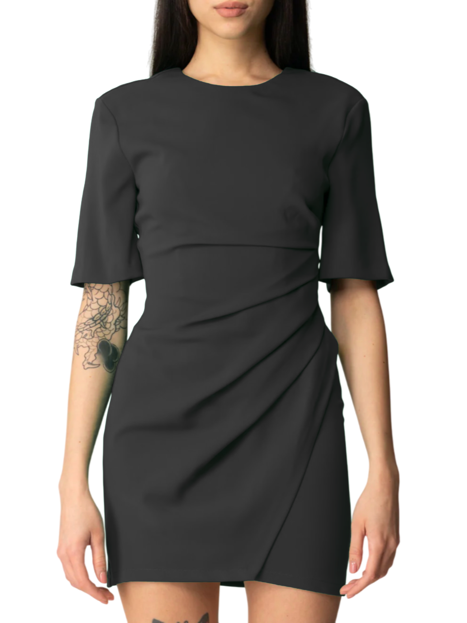 Aniye By abito corto Bella manica corta nero 185552 00336 ANIYE BY 
