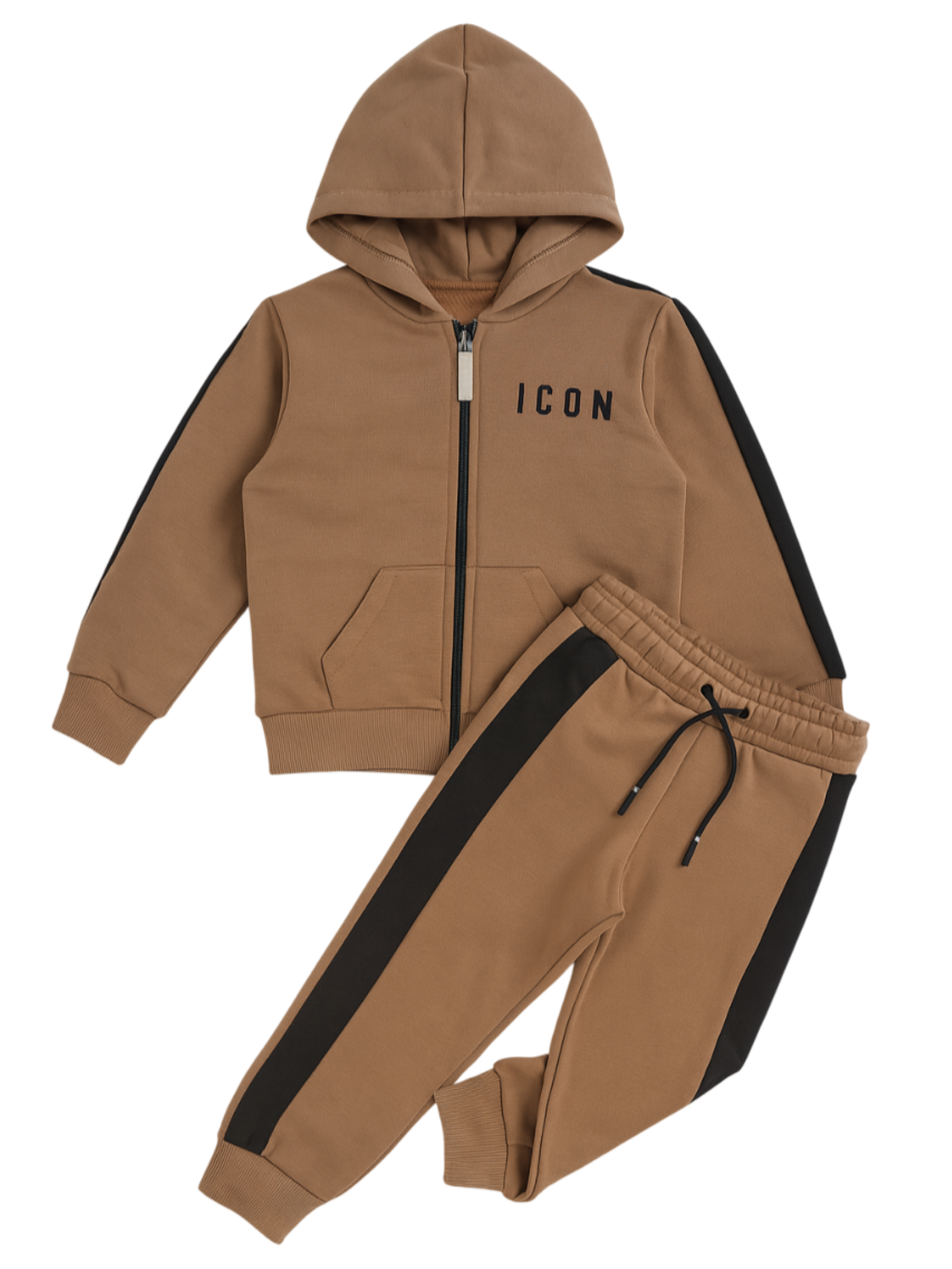 Icon tuta sportiva bambino marrone INBFS00887 3001 ICON 