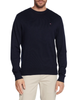 Tommy Hilfiger maglia girocollo in misto cashmere blu