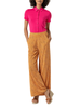 Surkana pantaloni gamba larga in fantasia arancio