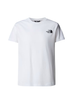 The North Face T-shirt manica corta bambino bianco