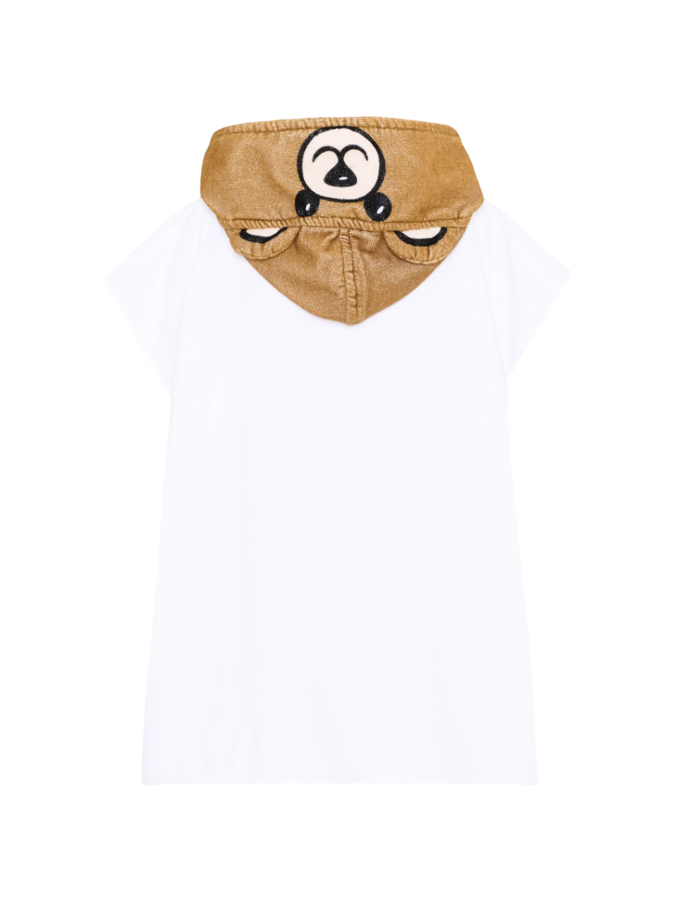 Moschino accappatoio unisex neonato con orsetto Toy bianco MUX05O-LGA24 10101 MOSCHINO 