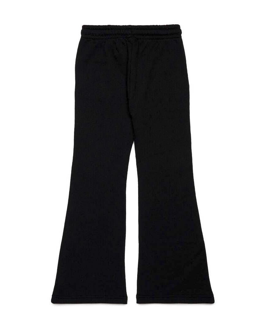 Diesel pantaloni flare in felpa Pebirt nero J02419-KYAX3 K900 DIESEL 