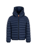 Save the Duck piumino bambino Dony con cappuccio blu