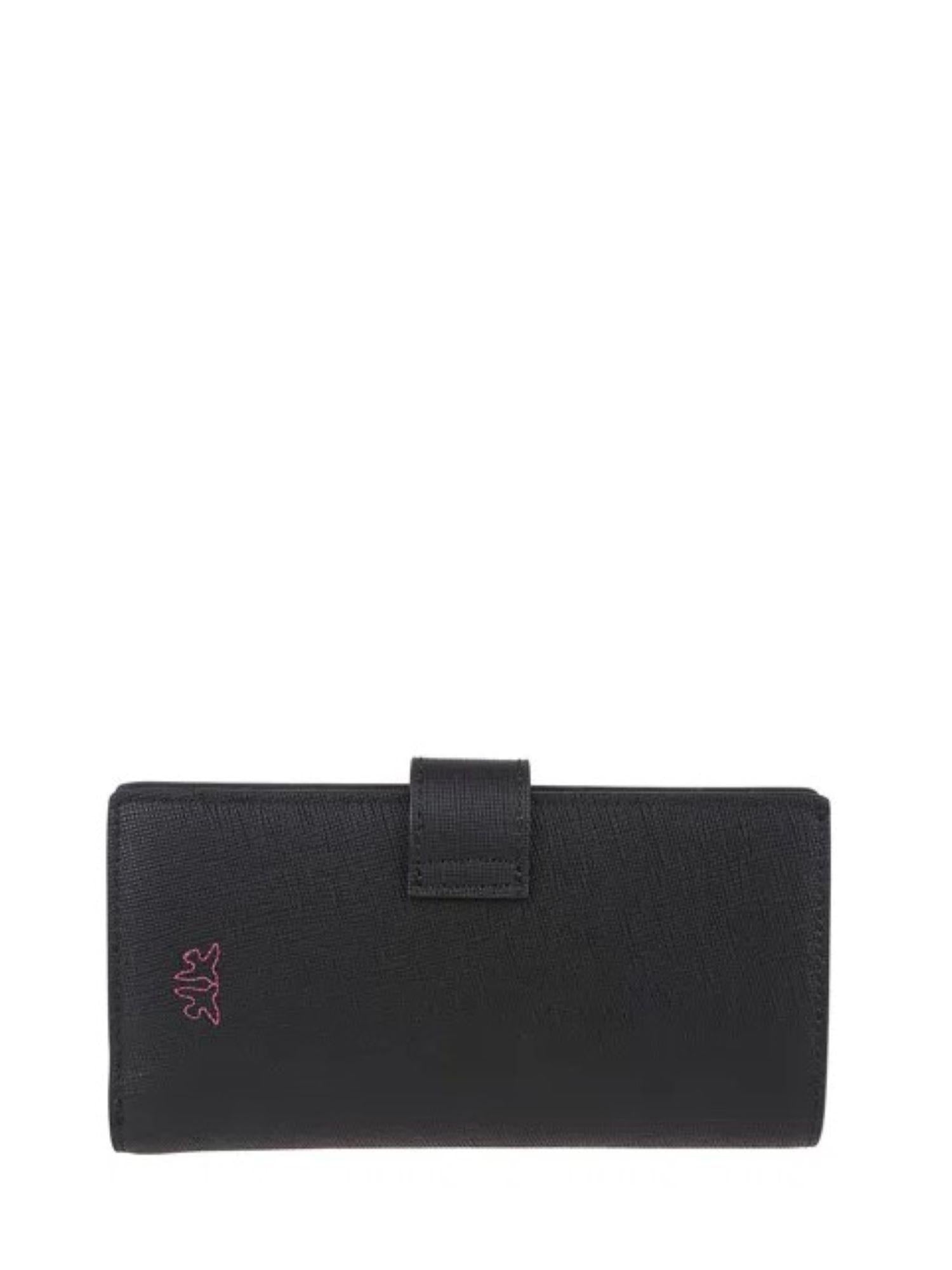 Pinko portafogli in pelle saffiano Continental nero 104354-A29P Z99B PINKO 