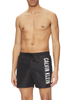 Calvin Klein boxer mare con stampa logo nero bianco