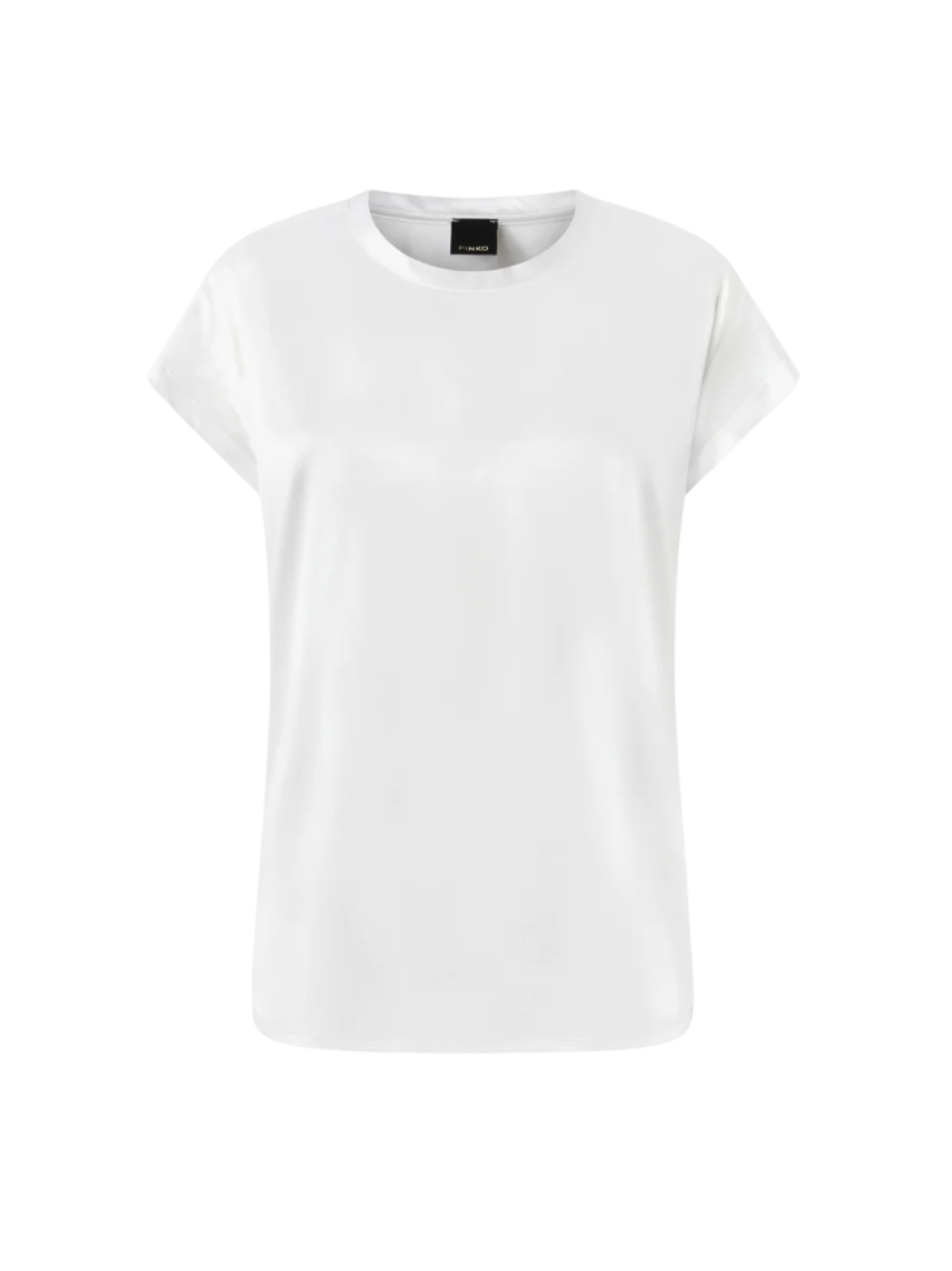 Pinko blusa Farida manica corta in seta bianco