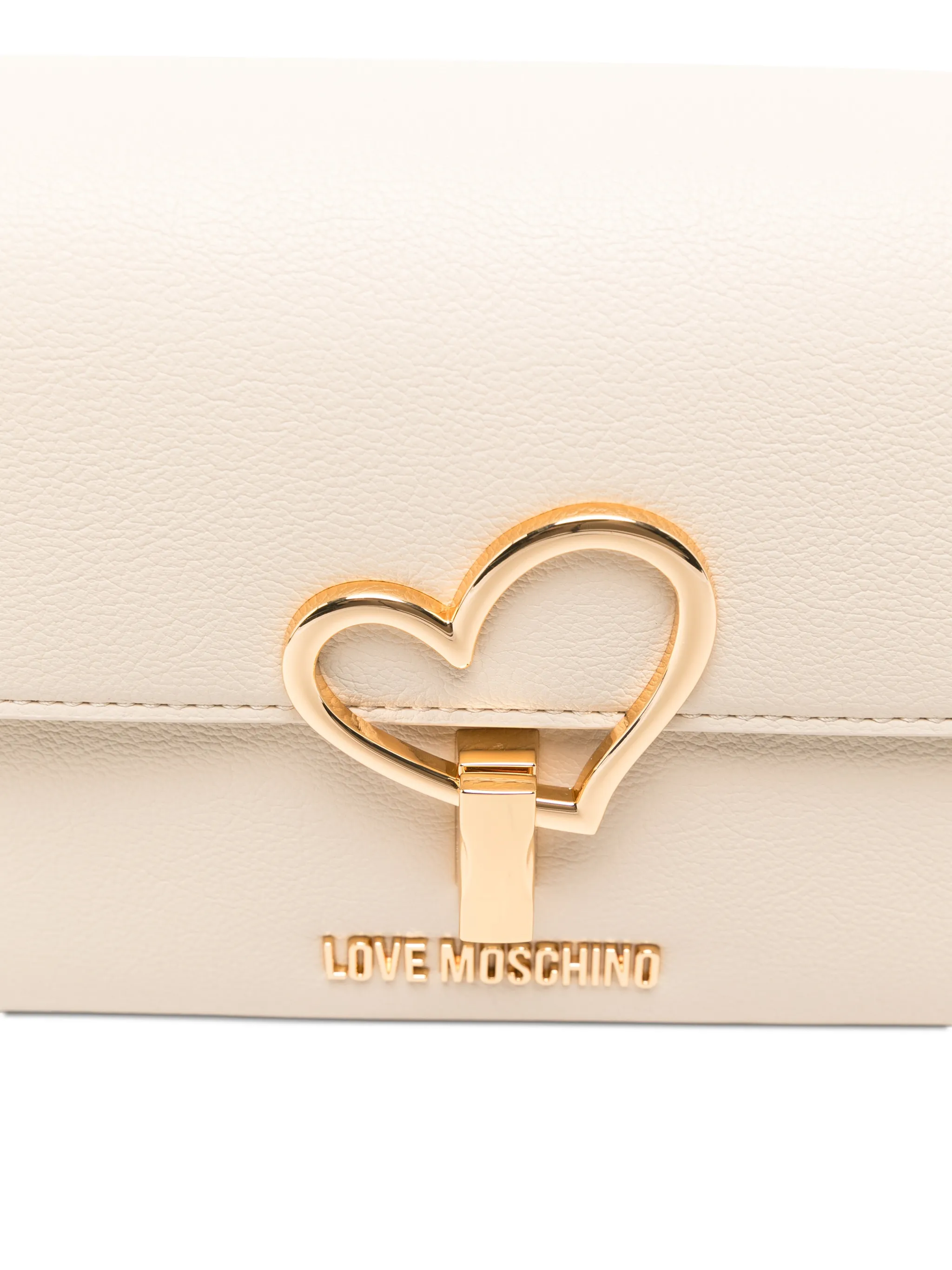 Love Moschino borsa a tracolla in ecopelle martellata ecrù JC4327PP1O-LQ0 110 MOSCHINO LOVE 