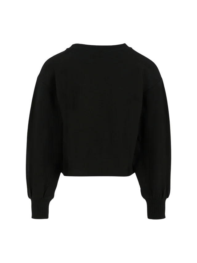 Moschino felpa bambina con orsetto nero HDF06E-LDA14 60100 MOSCHINO 