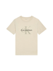 Calvin Klein Jeans T-shirt bambina manica corta ecrù