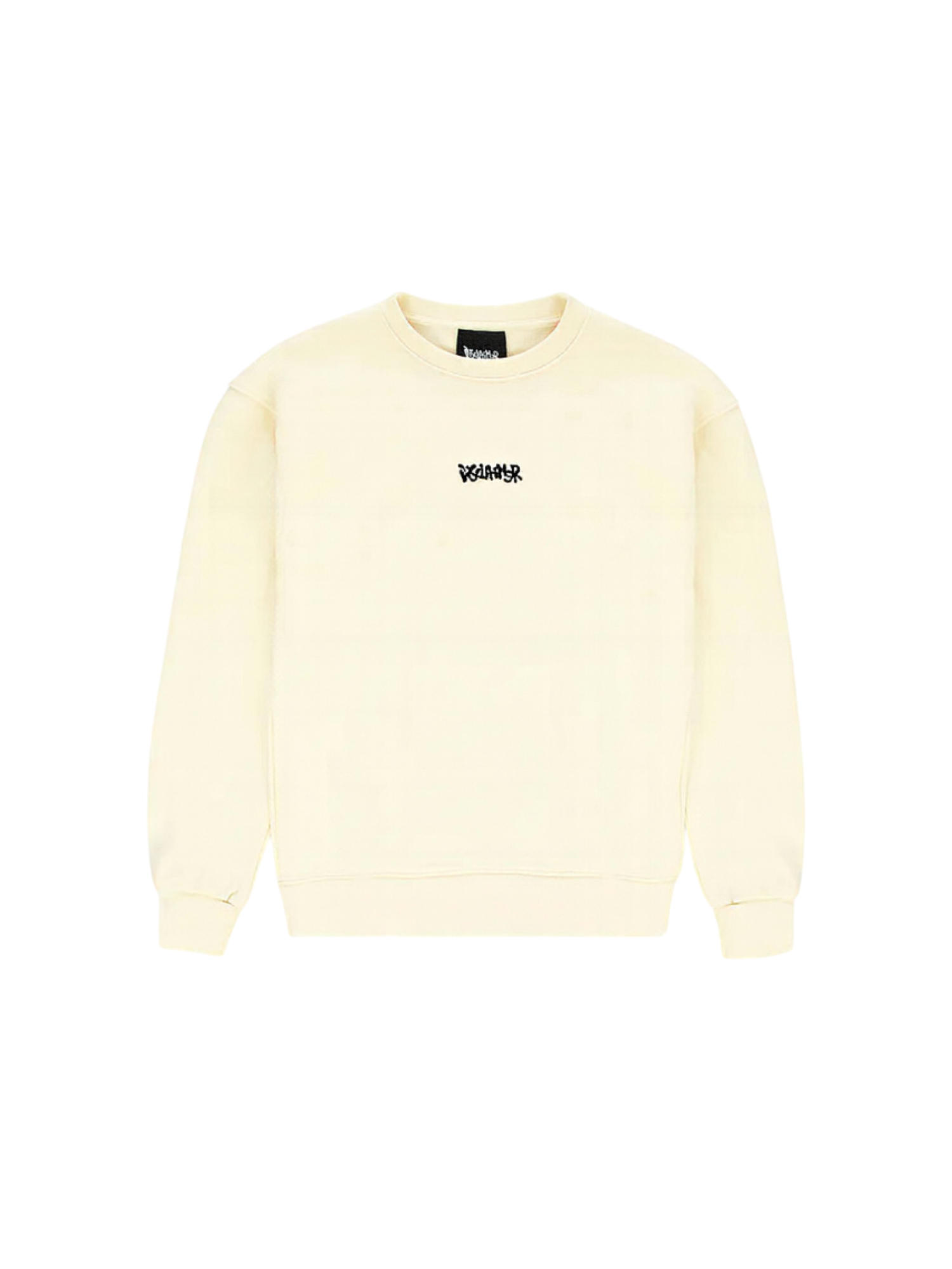 Disclaimer felpa uomo con logo panna 55104 LATTE-ST.V.MILITARE DISCLAIMER 