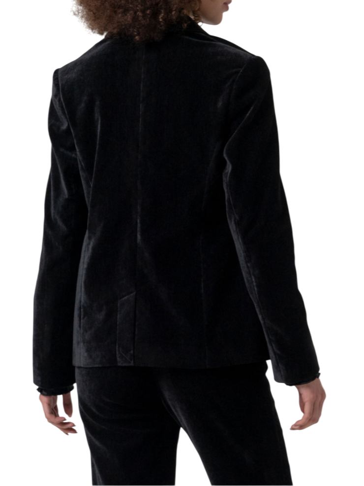 Surkana giacca blazer in velluto nero 565LIVE322 00 SURKANA 
